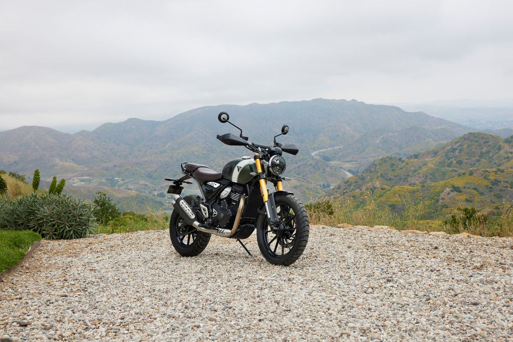 סקרמבלר 398 סמ״ק - Scrambler 400 X, מבט אחורי