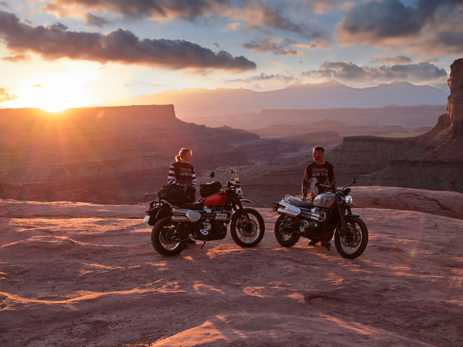 מנוע ולוח שעונים של Scrambler 1200 X - סקרמבלר 1200 סמ״ק